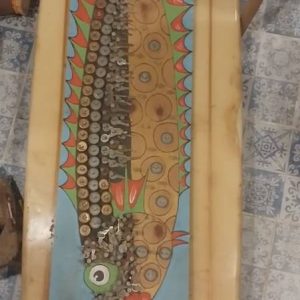 R7500 Wooden Fish Sculpture by Johnno van der Veen